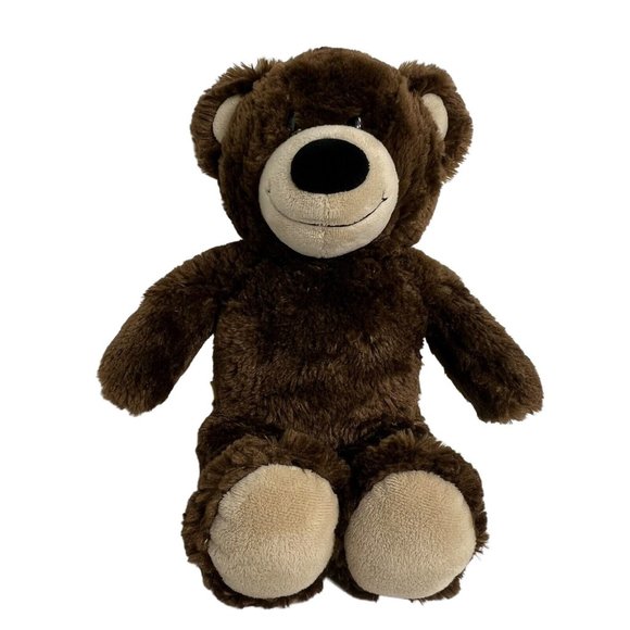 Build A Bear Plush Teddy Bear Brown Stuffed Animal BAB 14" Non Working Voice Box - Picture 1 of 12